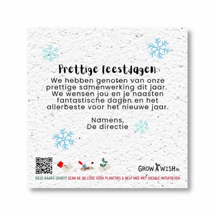 Zakelijke kerstkaart grow - Afbeelding 2
