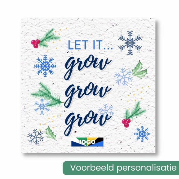Zakelijke kerstkaart grow - Afbeelding 4