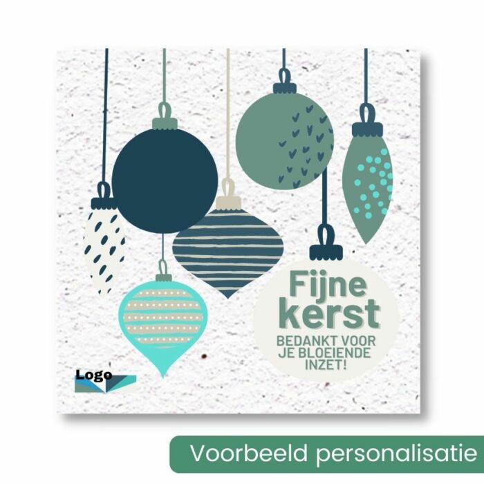 Zakelijke groeikaart kerst ballen - Afbeelding 4