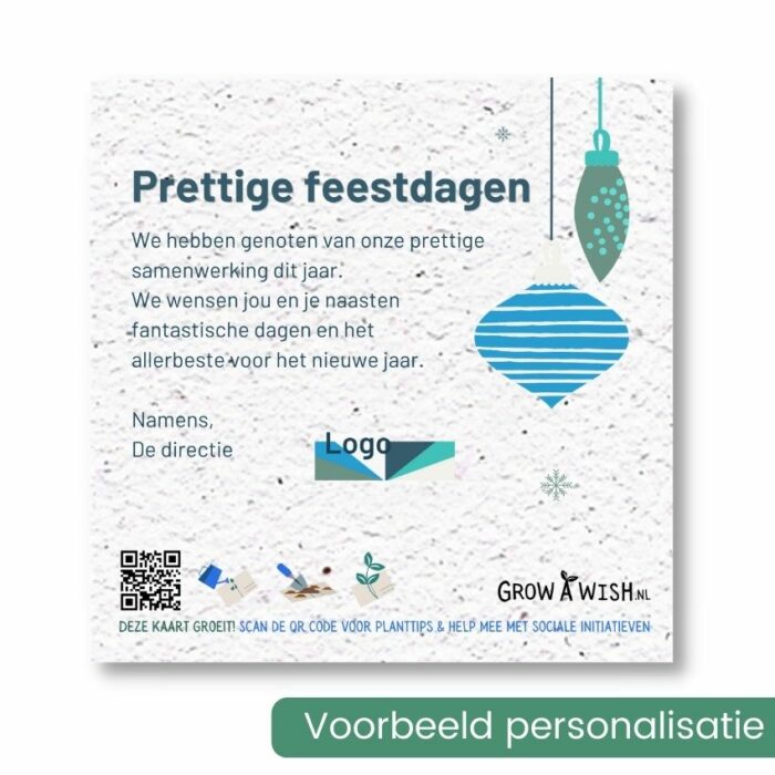 Zakelijke groeikaart kerst ballen - Afbeelding 5