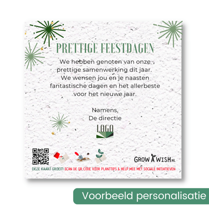 Zakelijke kerstkaart van groeipapier 2025 - Afbeelding 5
