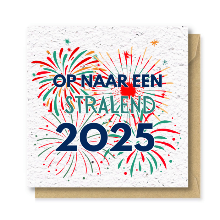 zakelijke kerstkaart van groeipapier