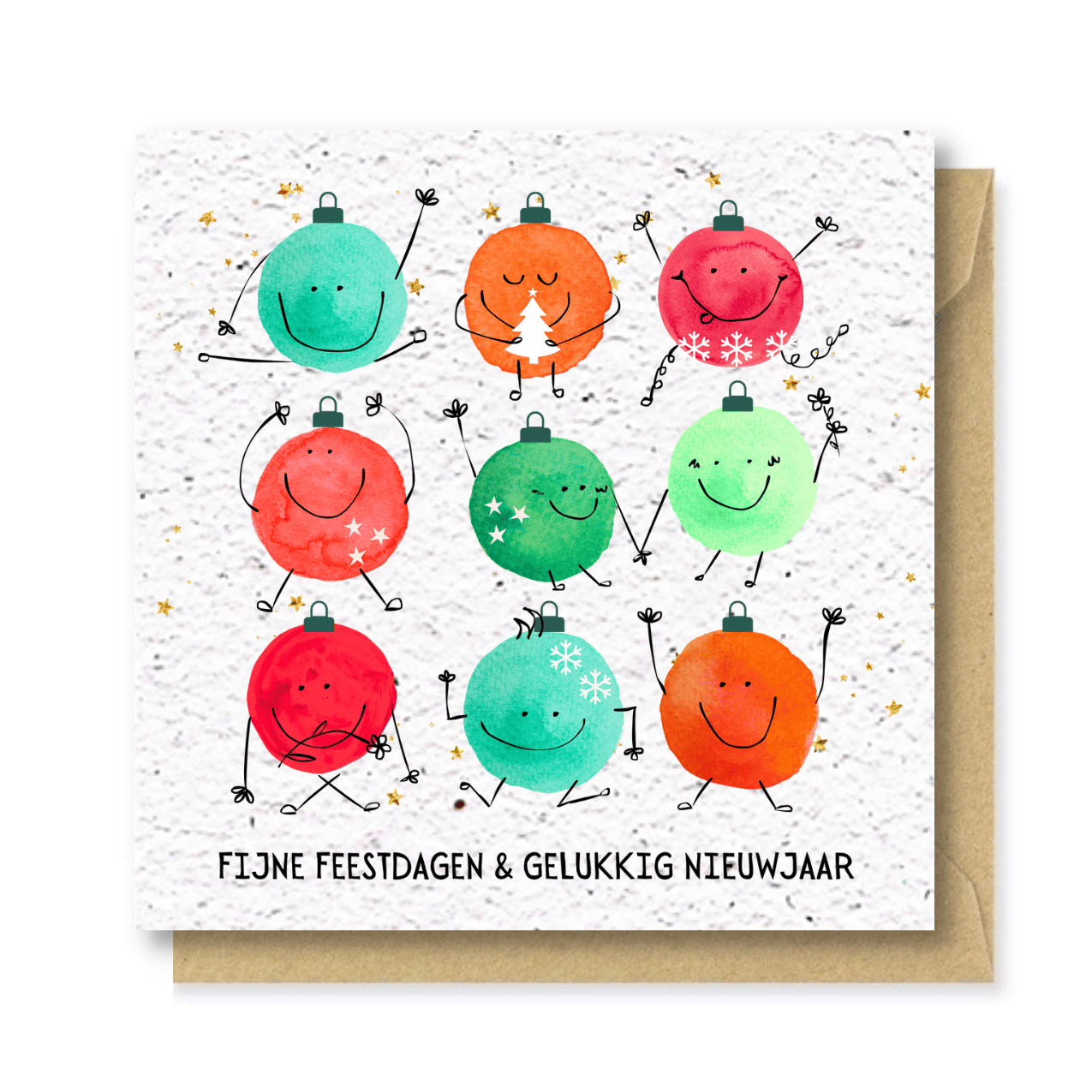 Grappige kerstkaart medewerkers